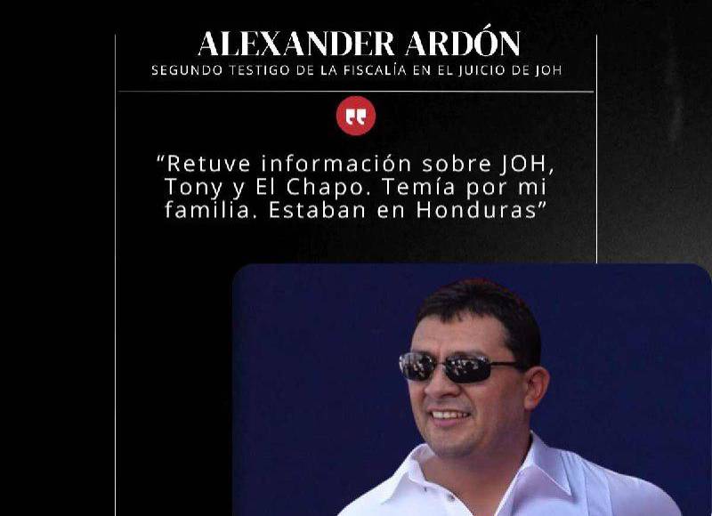 “No me pagaron por matar al zar antidrogas, yo pagué por ello”: Frases de Alexander Ardón