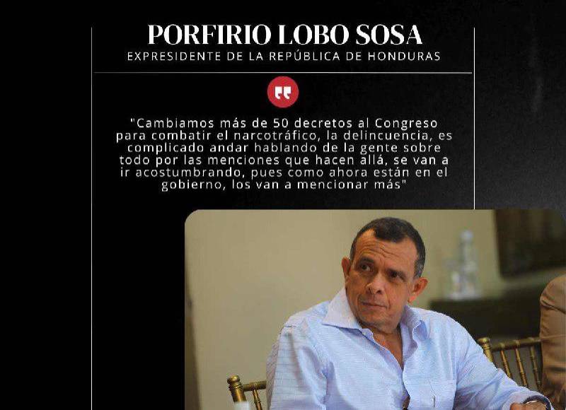 Frases de “Pepe” Lobo tras acusaciones en juicio contra Juan Orlando Hernández
