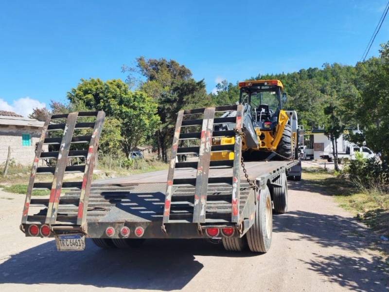Lepaterique recibió maquinaria que, según la Alcaldía, permitirá reducir uno de los principales gastos municipales: la reparación de carreteras.