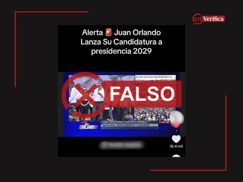 Captura de pantalla a una publicación de TikTok hecha el 27 de julio de 2026.