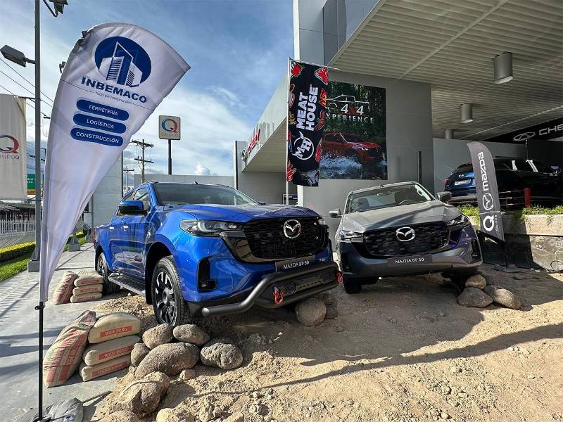 Las poderosas Mazda BT-50 fueron protagonistas en la Mazda Xperience, mostrando su versatilidad y resistencia.