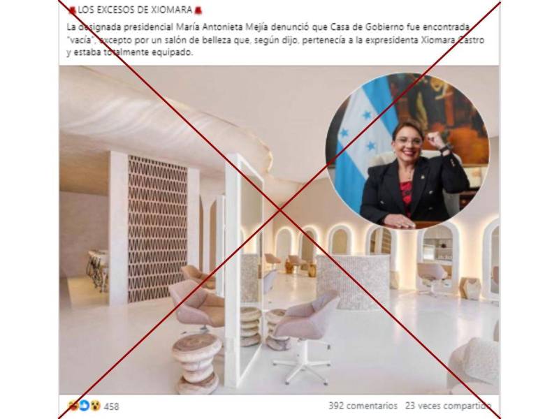 Captura de pantalla a una publicación de Facebook hecha el 5 de marzo de 2026.