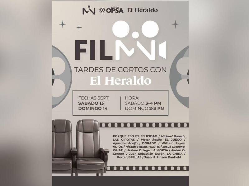 Nueve cortometrajes de Honduras, Panamá, Colombia y México este fin de semana en el MIN.