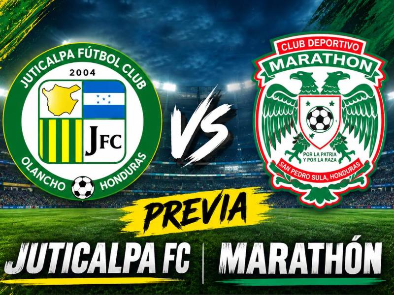 La última vez que estos dos equipos se enfrentaron el Marathón terminó goleando a Juticalpa.