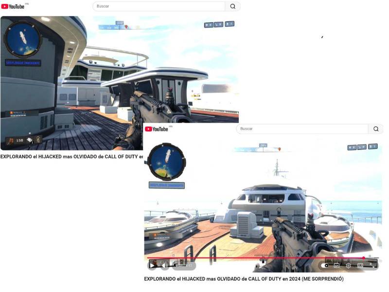 Capturas de pantalla a fotogramas claves del video de YouTube.