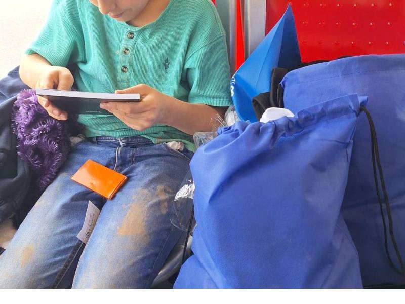 El hijo mayor de la hondureña Eunice cumplió 10 años el pasado miércoles, un día después de la tempestad.