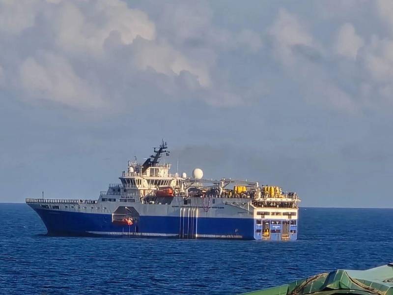El buque R/V BGP Prospector ya está realizando trabajos en el Caribe, en la costa de Gracias a Dios.