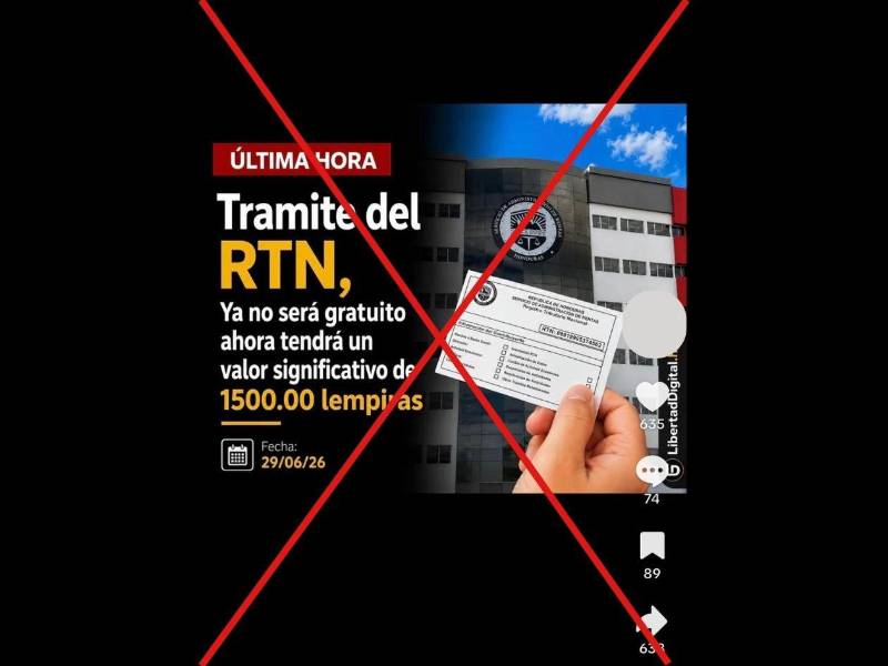 Captura de pantalla a una publicación de Facebook hecha el 1 de julio de 2026.