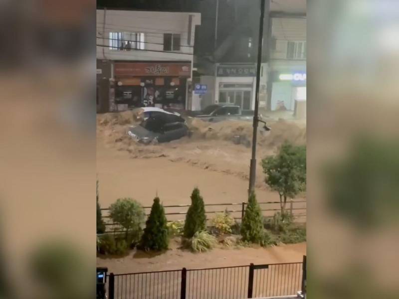 Al menos un muerto por un deslizamiento de tierra tras fuertes lluvias en Corea del Sur