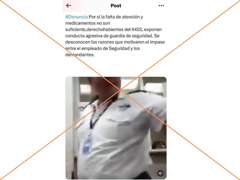 Captura de pantalla a una publicación de X hecha el 25 de febrero de 2025.