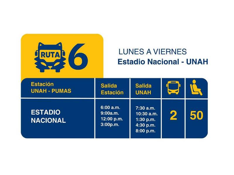 UNAH inicia transporte gratuito este lunes en Tegucigalpa: ¿Cuáles son las rutas?