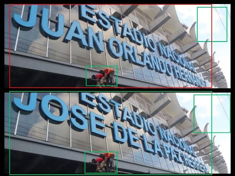 Inconsistencias detectadas por EH Verifica durante un análisis visual entre el contenido falso y uno verídico.