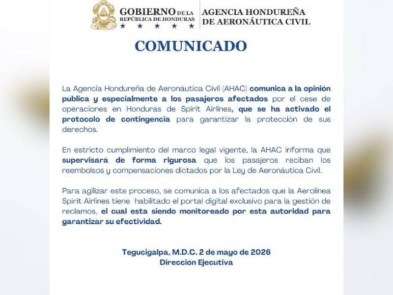 Comunicado de AHAC.