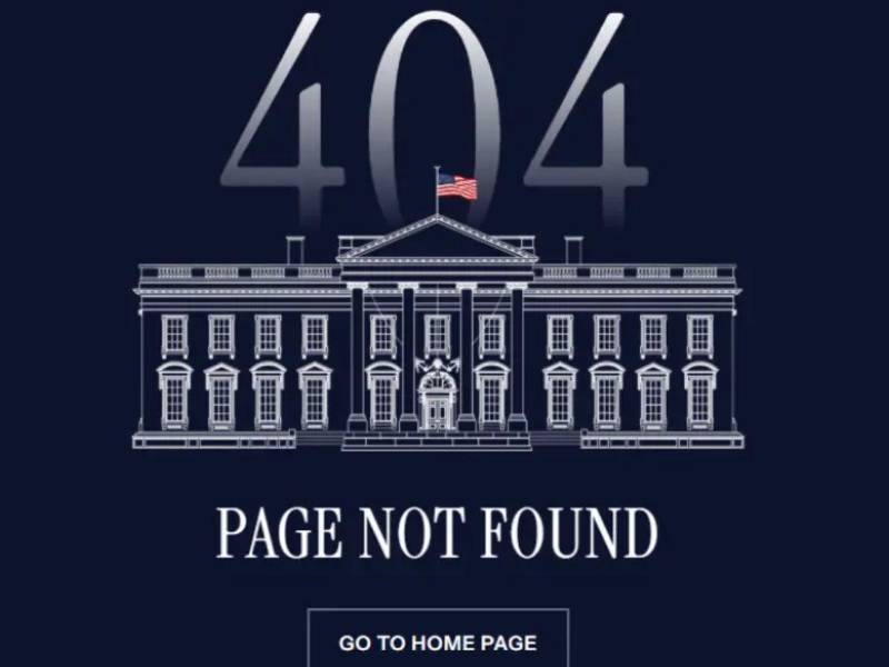 Trump cierra la web y las redes sociales de la Casa Blanca en español