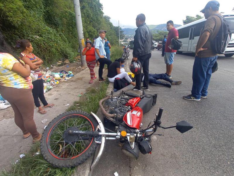Motociclista muere en accidente de tránsito en el anillo periférico de la capital