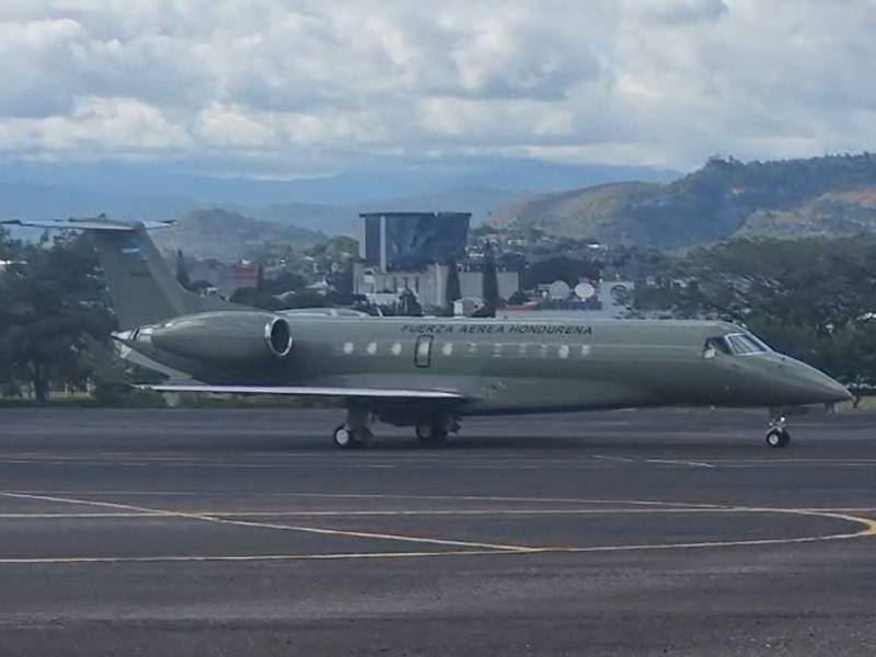 La aeronave permanece en la base HAM de la Fuerza Aérea Hondureña (FAH).