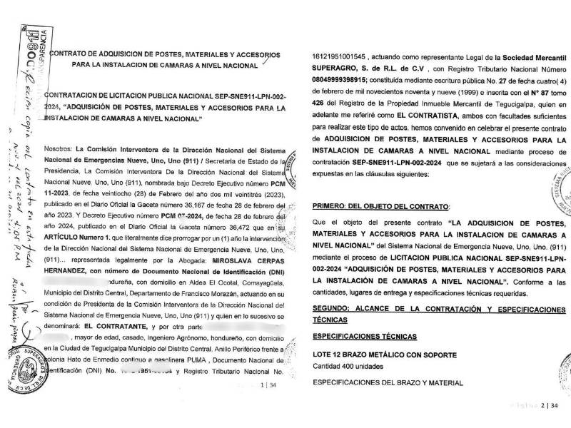 Según los contratistas, ellos ganaron porque tenían los precios más favorables, a pesar de dedicarse a proveer productos agrónomos.