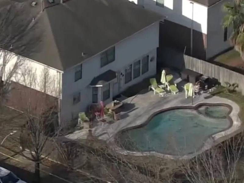 Esta es la piscina en la que estaban jugando las menores.