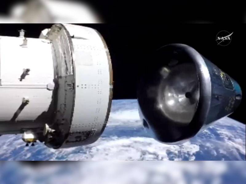 Integrity comienza su regreso a la Tierra.