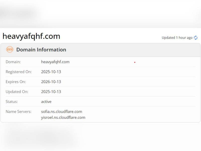 Captura de pantalla a la herramienta Who.is