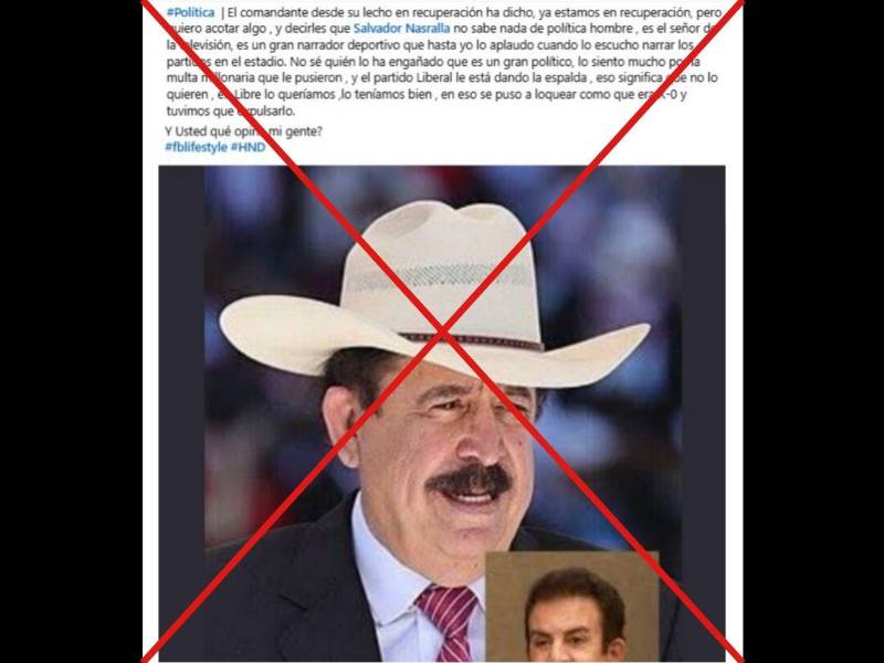 Captura de pantalla a una publicación de Facebook, hecha el 18 de septiembre de 2026.