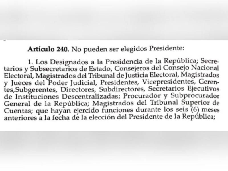 Captura de pantalla al numeral 1 del artículo 240 de la Constitución.