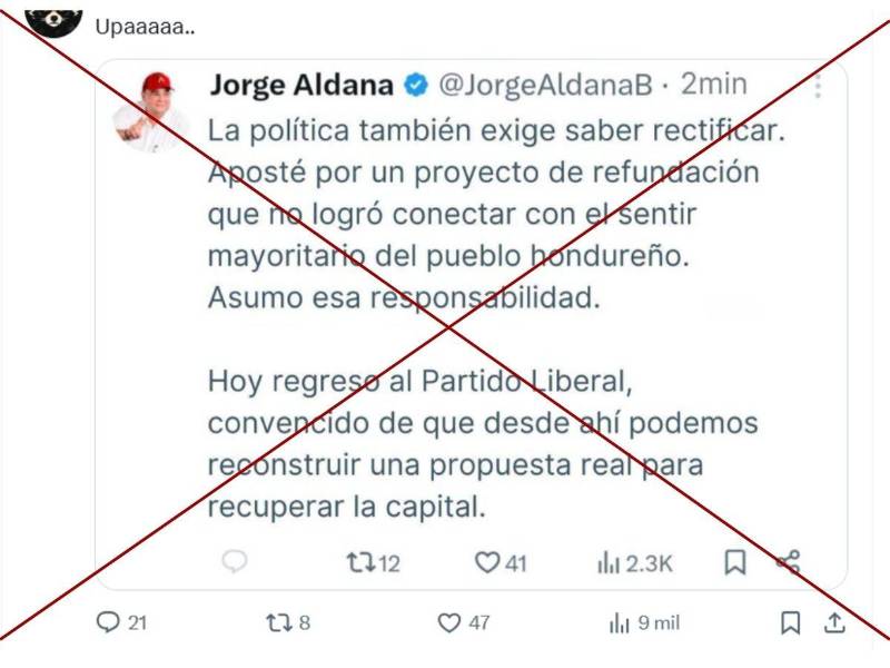 Captura de pantalla a una publicación de X hecha el 30 de diciembre del 2025, adaptada a esta cartela.