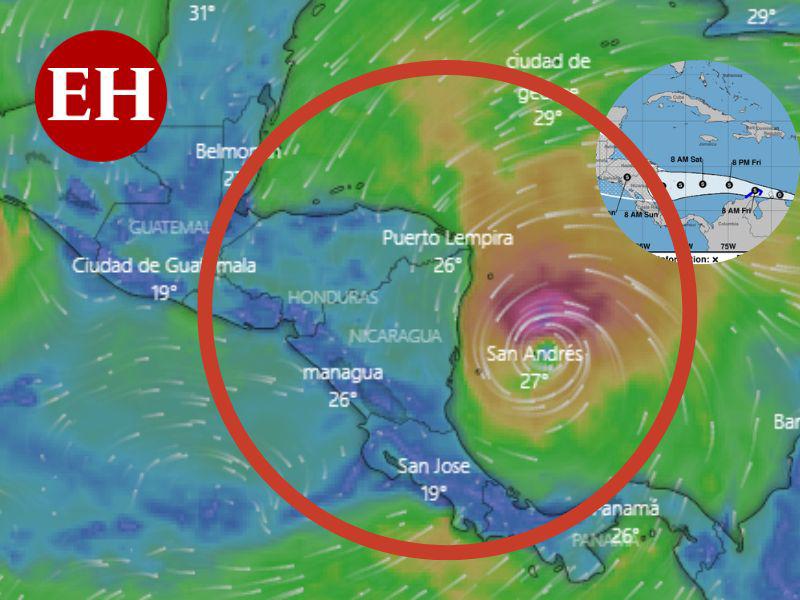 EN VIVO: Así avanza la tormenta Julia en su ruta, ya está frente a Nicaragua y próximo a Honduras