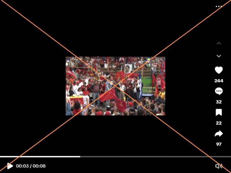 Captura de pantalla a una publicacion de TikTok hecha el 3 de julio de 2025.