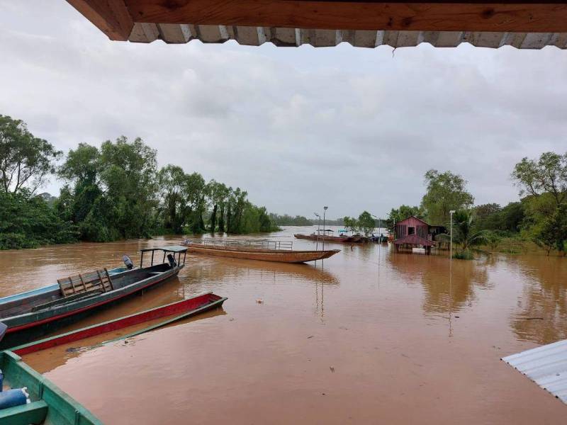Copeco mantiene evaluaciones de daños y coordina el traslado de ayuda humanitaria para las familias afectadas por las lluvias en Gracias a Dios.