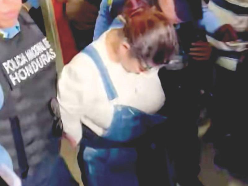 Karina Micheletti Echenique fue requerida la madrugada de ayer en el centro educativo Presentación Centeno.