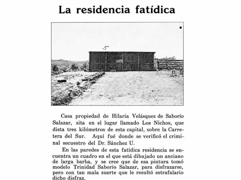 La vivienda ubicada en las cercanías de Los Nichos fue señalada por las autoridades como el lugar donde el doctor Francisco Sánchez habría sido retenido antes de ser asesinado.