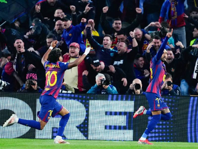 Imágenes del desarrollo del partido.