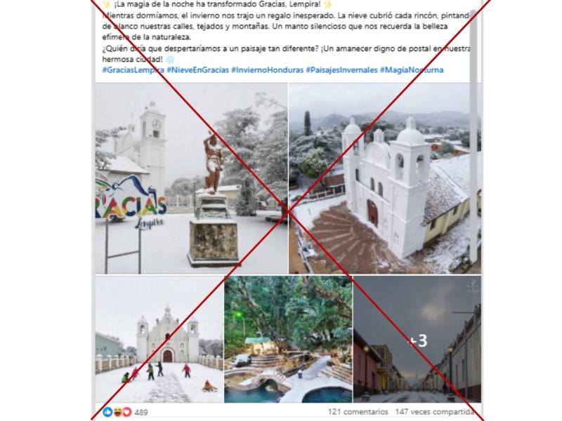 Captura de pantalla a una publicación de Facebook hecha el 26 de septiembre de 2025.