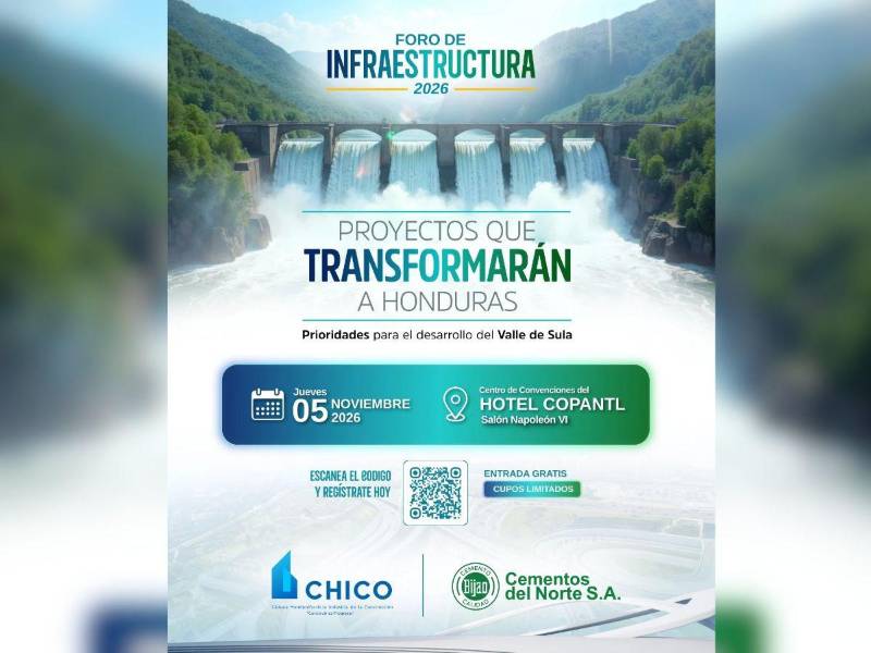 La ciudad de San Pedro Sula será sede de la cuarta edición del Foro de Infraestructura 2026, con énfasis en las necesidades del Valle de Sula.