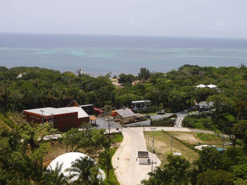 Vista desde el edificio Duna, en la zede Próspera de Roatán.