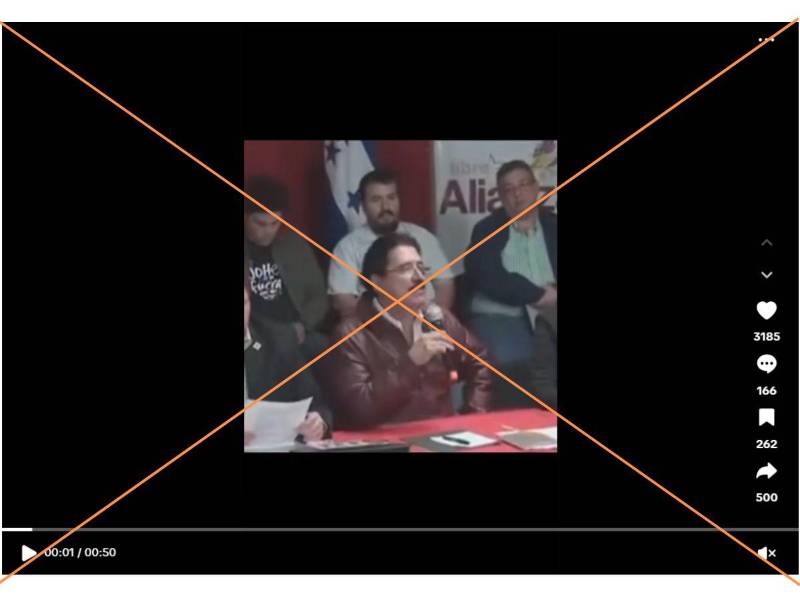 Captura de pantalla a una publicación de TikTok hecha el 8 de diciembre del 2025.