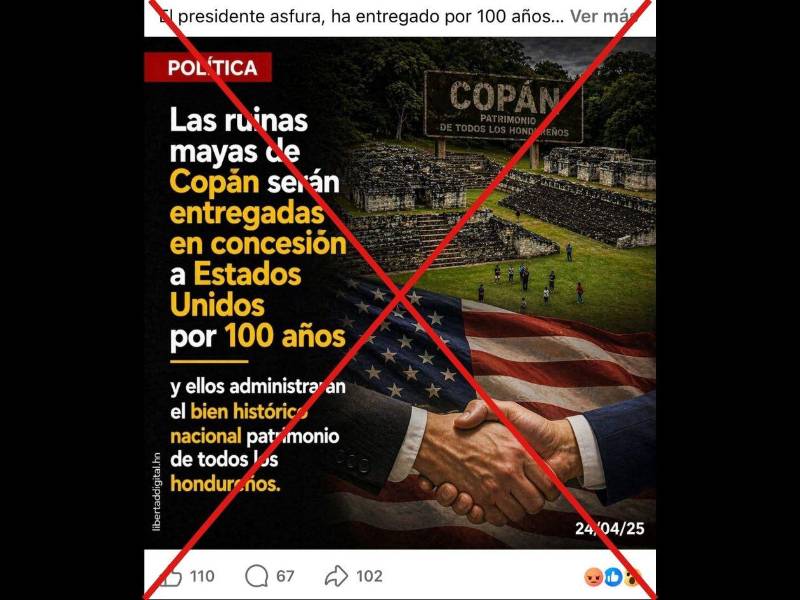 Captura de pantalla a una publicación de Facebook hecha el 5 de mayo de 2026