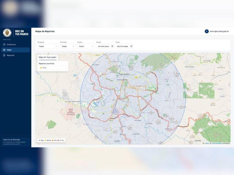 Plataforma administrativa que utilizará el equipo de la AMDC para atender las gestiones ciudadanas.