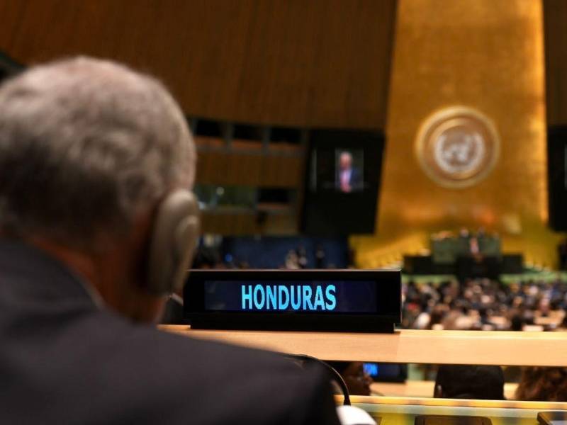El presidente hondureño estuvo hoy en el inicio de discursos en la Asamblea General.