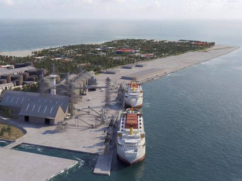La ampliación contempla nuevos silos que permitirán incrementar la capacidad de almacenamiento de la terminal.