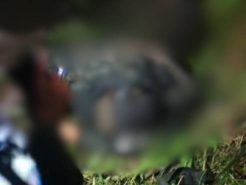 Escena donde se encontró el cuerpo sin vida de Edgar Ronaldo López Castellanos.