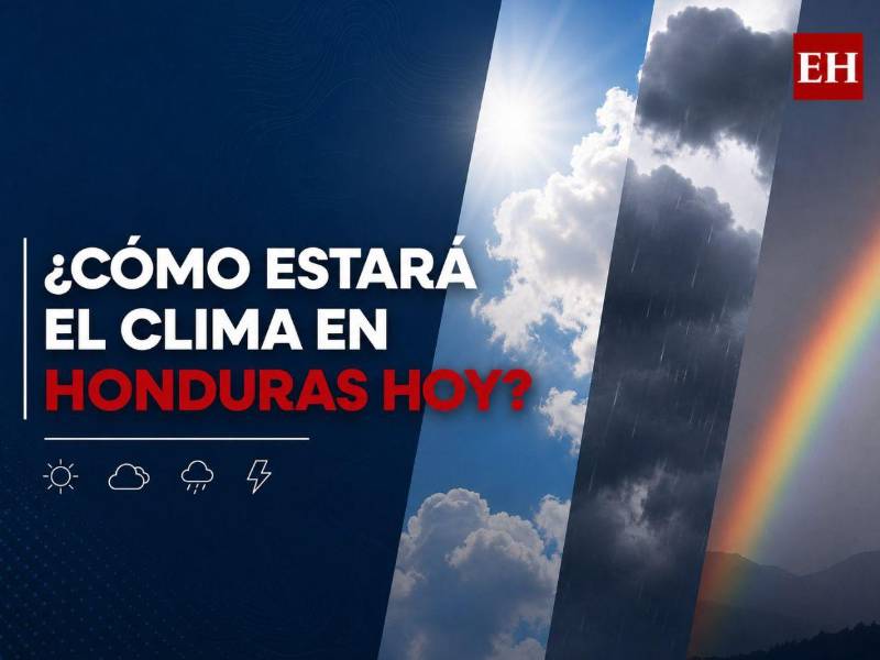 Honduras tendrá un domingo seco y cálido, con lluvias muy aisladas