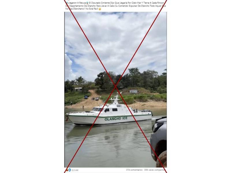 Captura de pantalla a una públicación de Facebook hecha el 25 de febrero de 2026.