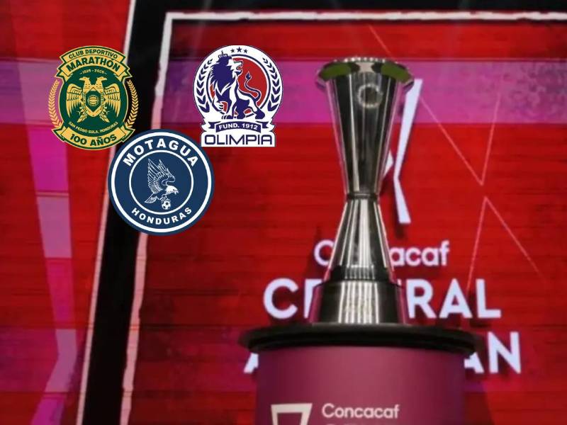 El Olimpia, Motagua y Marathón son los representantes por Honduras.