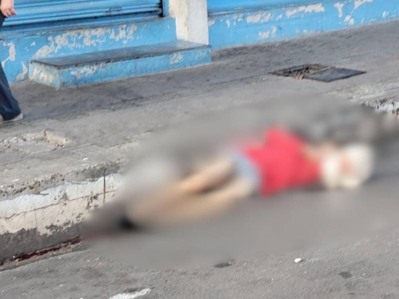 Así fue encontrado el joven asesinado.