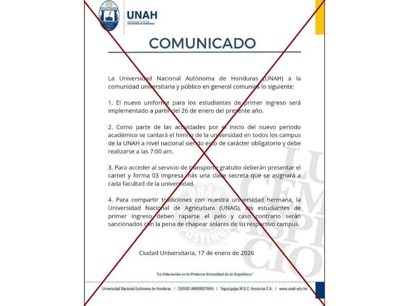 Captura de pantalla a un contenido que circula en WhatsApp desde el 19 de enero de 2025.