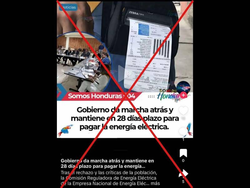 Captura de pantalla a una publicación en TikTok hecha el 13 de mayo de 2026