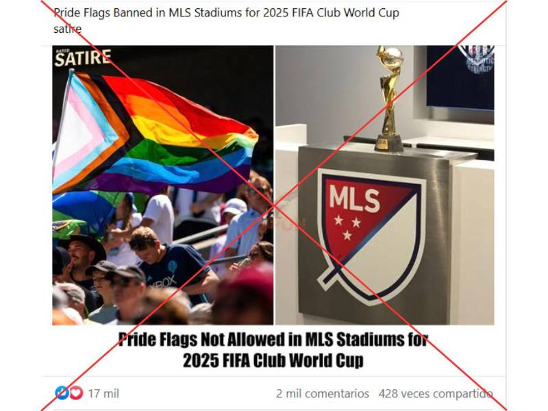 Captura de pantalla a una publicación de Facebook hecha el 8 de diciembre de 2024.