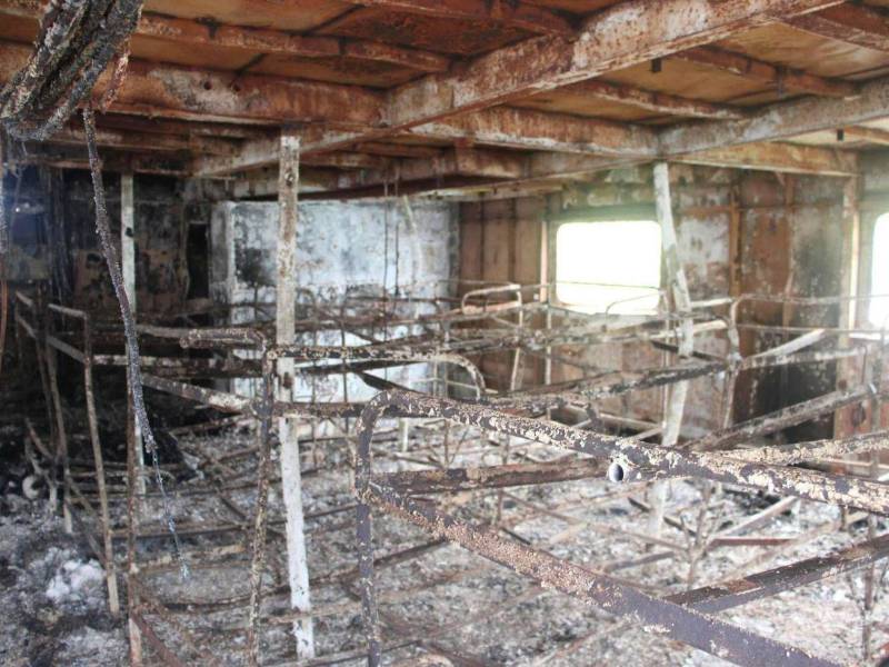 Hasta el momento no se han brindado detalles sobre lo que pudo originar el incendio del navío.